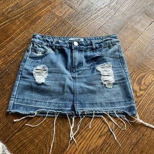 Denim skirt